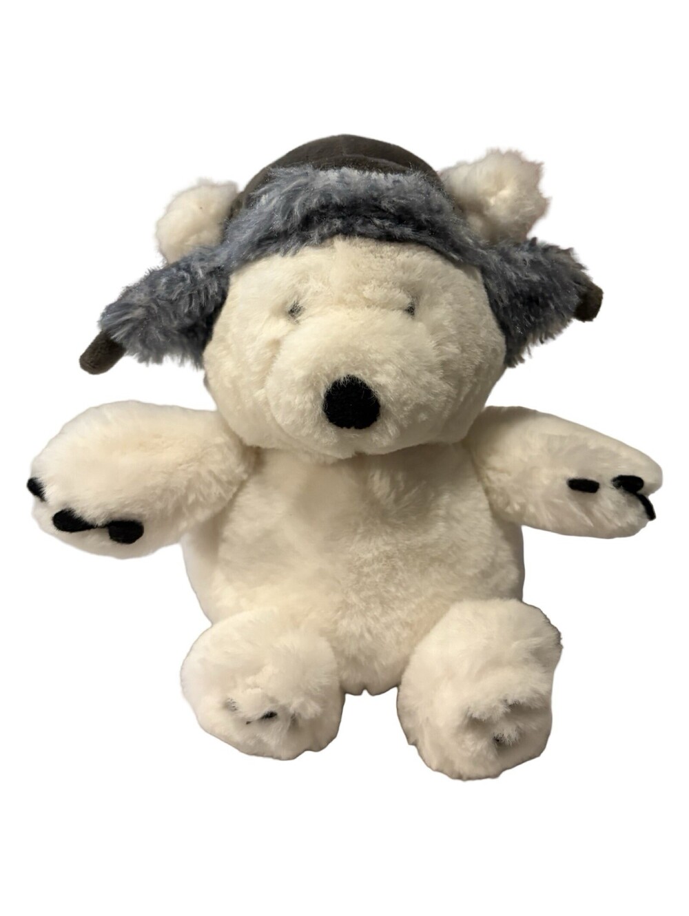 Geoffrey's Toy Box 8” Polar Bear w/Hat Plush-Ultra-Soft Toy Stuffed Animal 2023